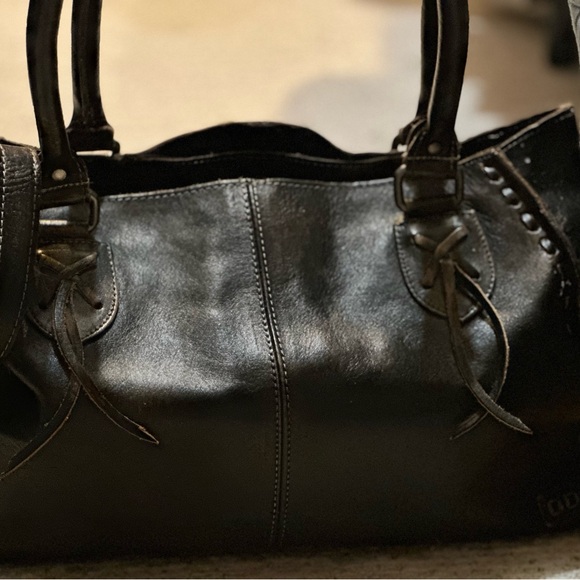 Bed Stu Black Rockababy Leather Tote - Picture 4 of 16